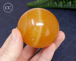 Orange Calcite Sphere #7