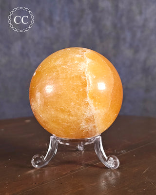 Orange Calcite Sphere #1