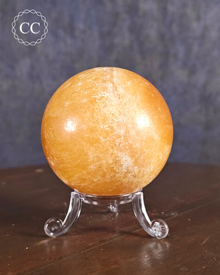 Orange Calcite Sphere #1