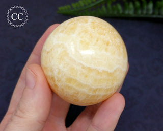 Orange Calcite Sphere #10