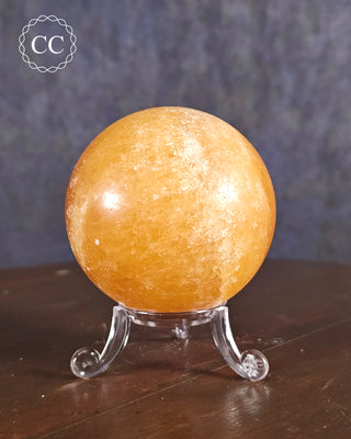 Orange Calcite Sphere #1