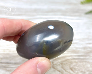 Orca Agate Chunky Palm Stone #2