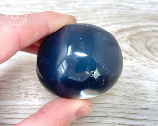 Orca Agate Chunky Palm Stone #2