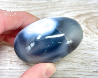 Orca Agate Chunky Palm Stone #3