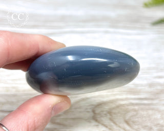 Orca Agate Chunky Palm Stone #1