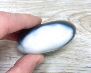Orca Agate Chunky Palm Stone #3
