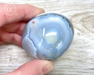 Orca Agate Chunky Palm Stone #4
