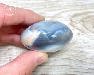 Orca Agate Chunky Palm Stone #4