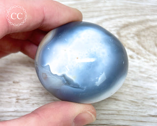 Orca Agate Chunky Palm Stone #4