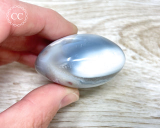 Orca Agate Chunky Palm Stone #4