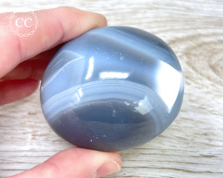 Orca Agate Chunky Palm Stone #6