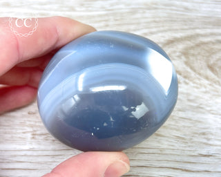 Orca Agate Chunky Palm Stone #6