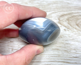 Orca Agate Chunky Palm Stone #6