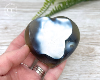 Orca Agate Heart #3