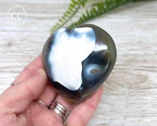 Orca Agate Heart #3