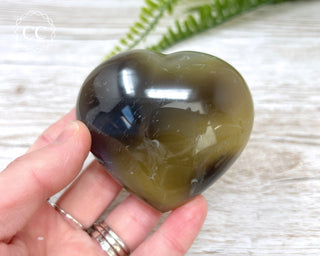 Orca Agate Heart #3