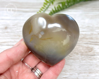 Orca Agate Heart #1