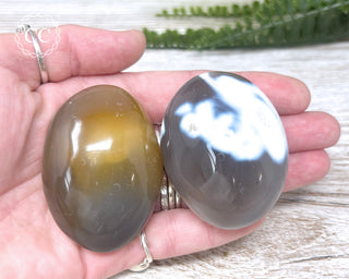 Orca Agate Chunky Palm Stone