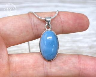 Owyhee Blue Opal Silver Necklace #1