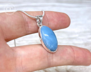Owyhee Blue Opal Silver Necklace #1
