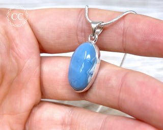 Owyhee Blue Opal Silver Necklace #1