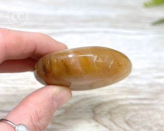 Peach Moonstone Palm Stone #3