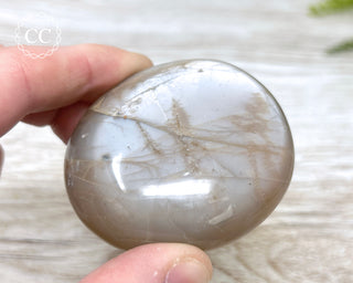 Peach Moonstone Palm Stone #4