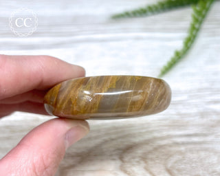 Peach Moonstone Chunky Palm Stone #4
