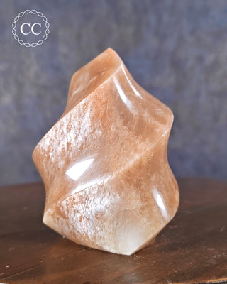 Peach Moonstone Flame #2