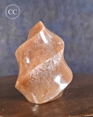 Peach Moonstone Flame #2