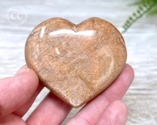 Peach Moonstone Heart #9
