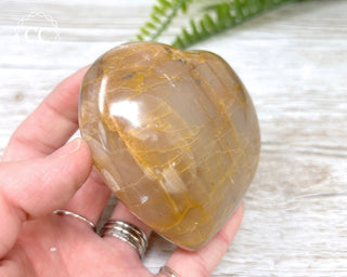 Peach Moonstone Heart #6