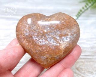 Peach Moonstone Heart #6