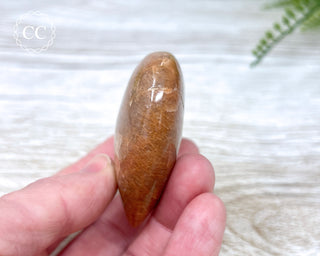 Peach Moonstone Heart #6