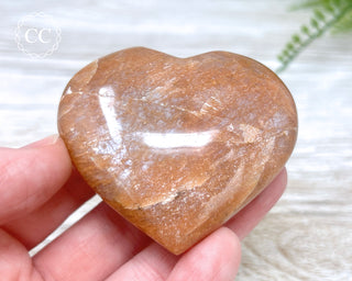 Peach Moonstone Heart #6