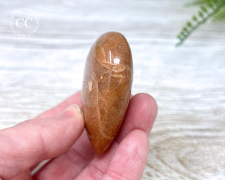 Peach Moonstone Heart #6