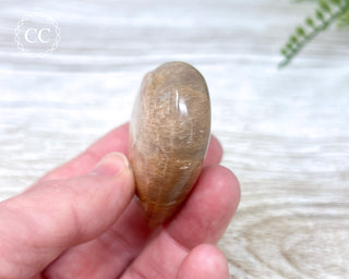 Peach Moonstone Heart #7