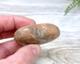 Peach Moonstone Heart #7