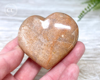 Peach Moonstone Heart #9