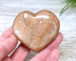 Peach Moonstone Heart #9