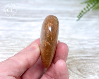 Peach Moonstone Heart #9