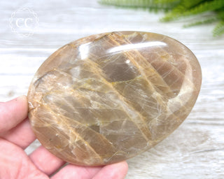 Peach Moonstone Large Flat Stone #1