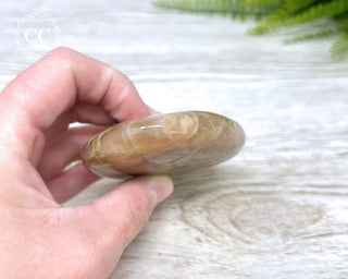Peach Moonstone Large Flat Stone #1