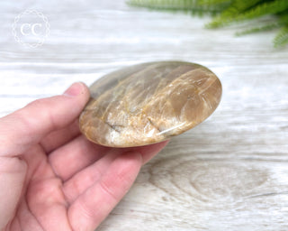 Peach Moonstone Large Flat Stone #1