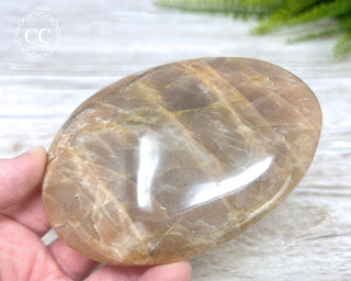 Peach Moonstone Large Flat Stone #1