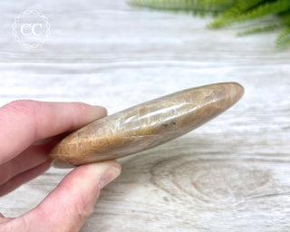 Peach Moonstone Large Flat Stone #1