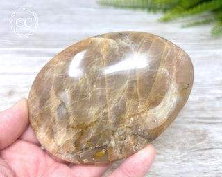 Peach Moonstone Large Flat Stone #1
