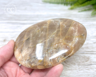 Peach Moonstone Large Flat Stone #1