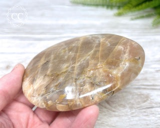 Peach Moonstone Large Flat Stone #1