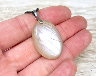 Peach Moonstone Necklace #1